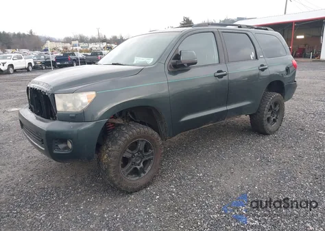 2008 Toyota Sequoia Sr5 5.7L V8 from USA, damaged, VIN 5TDBY64A68S018275